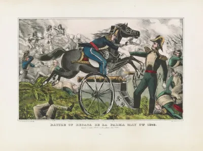 Battle Of Resaca De La Palma May 9th 1846 Capture Of Genl Vega By The Gallant Capt May