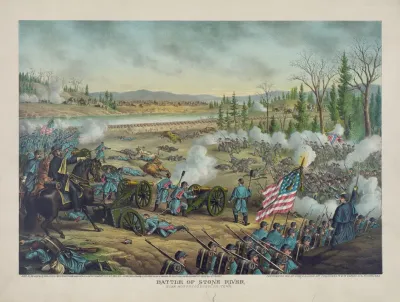 Battle Of Stone River Near Murfreesborough Tenn Dec 31 62