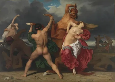 Battle Of The Centaurs And The Lapiths