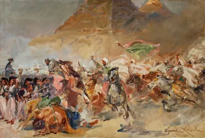 Battle Of The Pyramids Sketch