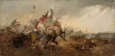 Battle Of Vienna Sketch
