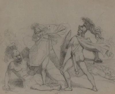 Battle Scene With Achilles