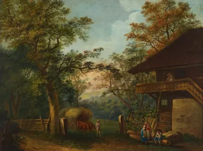 Bauern Ums Haus