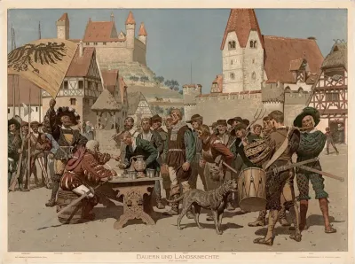Bauern Und Landsknechte Xvi Jahrhundert