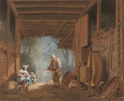 Bauernfamilie Im Tenn