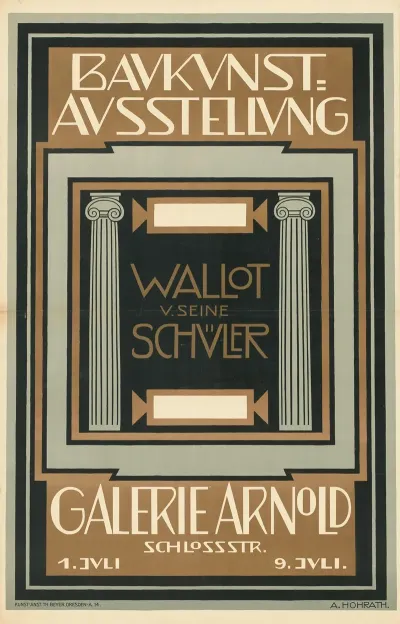 Baukunst Ausstellung Wallot Und Seine Schuler
