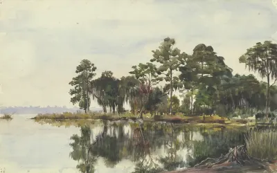 Baumschlag Am Wasser Jacksonville November 29 1904