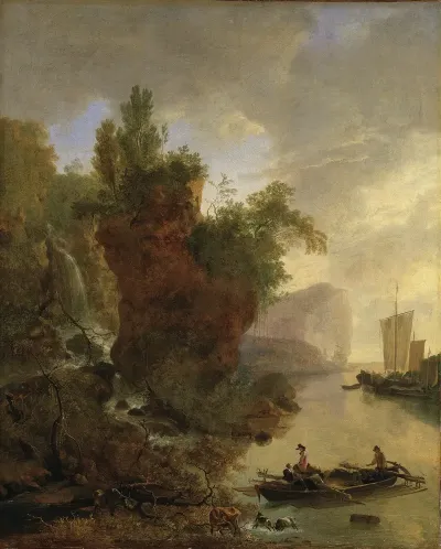 Bay With A Rocky Coast