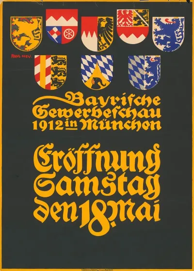 Bayrische Gewerbeschau 1912 In Munchen