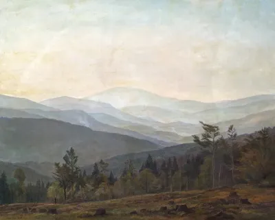 Bayrische Landschaft Bayrischer Wald