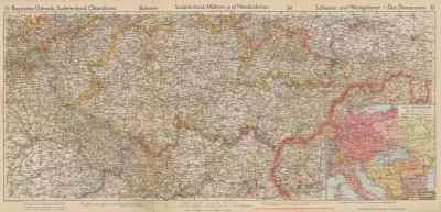 Bayrische Ostmark Sudetenland Oberdonaubohmen Sudetenland Mahrenund Niederdonau