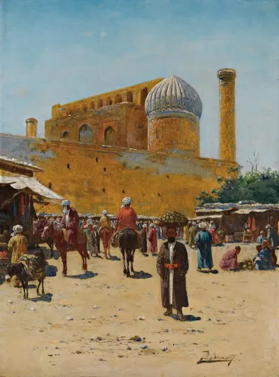 Bazaar In Samarkand