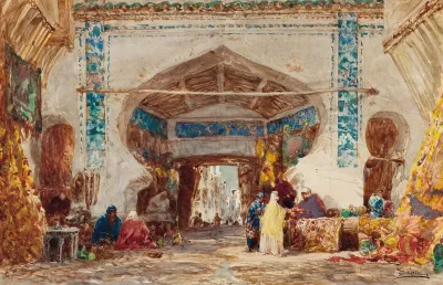 Bazar A Constantinople