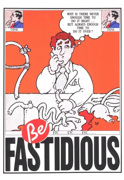 Be Fastidious