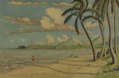 Beach At Apia Samoa