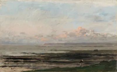 Beach At Ebb Tide