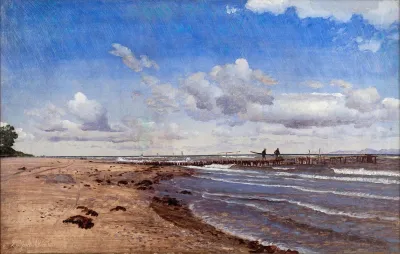 Beach At Hellebaek