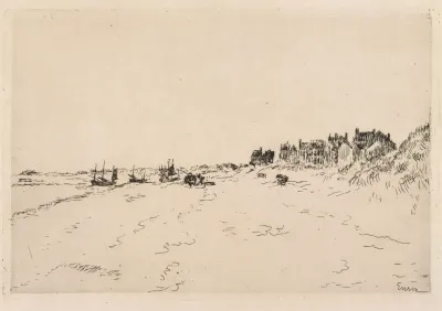 Beach At La Panne