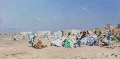 Beach At Scheveningen Holland