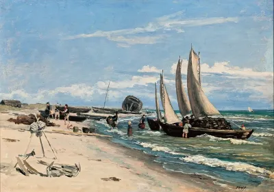 Beach At Skagen Vesterby