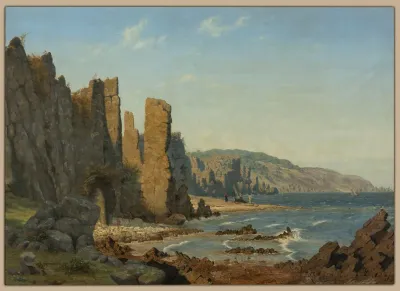 Beach Formation On Bornholm Scene From Ro