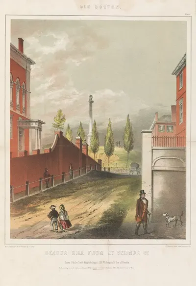 Beacon Hill From Mt Vernon St