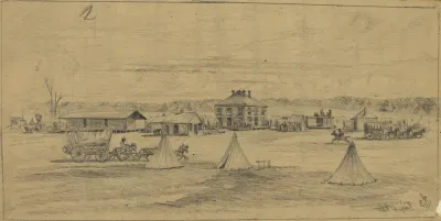 Bealton Station On The Orange And Alexandria R R Depot Of Supplies