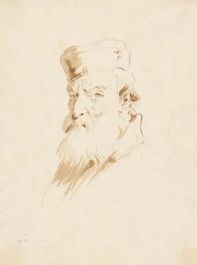 Bearded Man Wearing A Cap