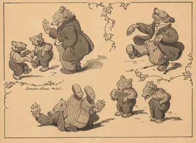Bears Depicted As Humans