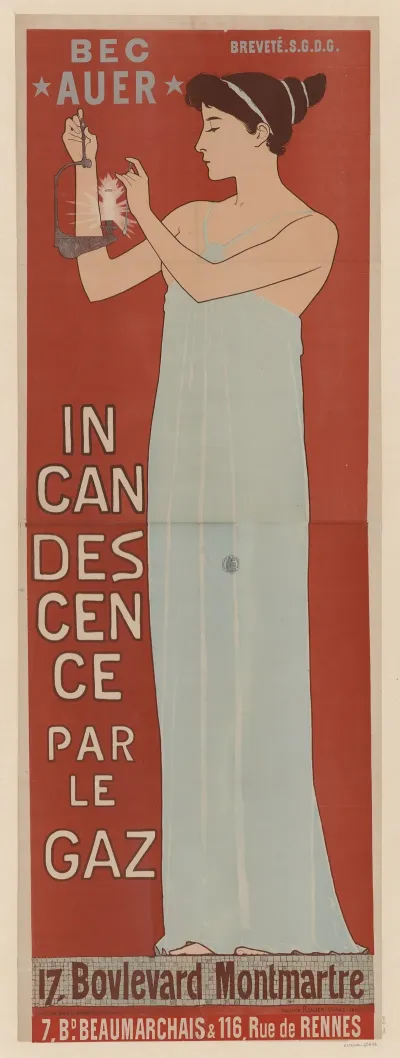 Bec Auer Incandescence Par Le Gaz