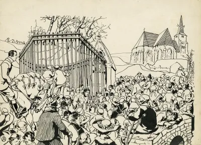 Bedevaartprocessie En Volkstoeloop