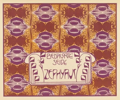Bedruckte Seide Zephyrus Zephyrus Printed Silk