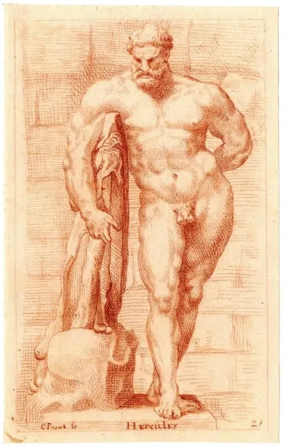 Beeld Van De Hercules Farnese 3