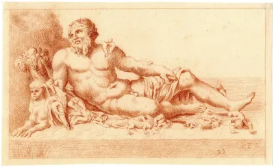 Beeld Van De Riviergod