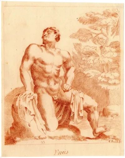 Beeld Van Een Van De Zonen Van Niobe