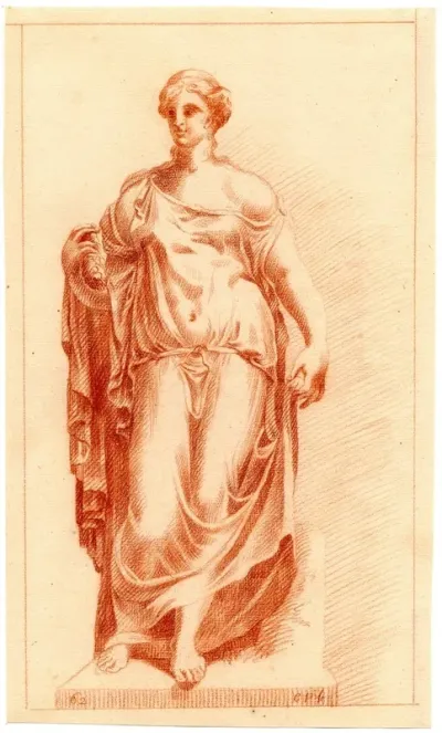 Beeld Van Staande Vrouw 11