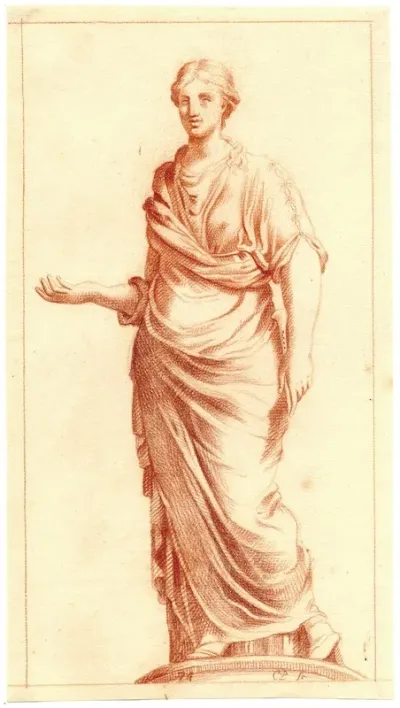 Beeld Van Staande Vrouw 3