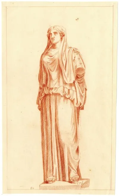Beeld Van Staande Vrouw 4