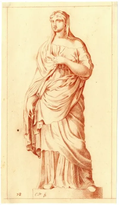 Beeld Van Staande Vrouw 6