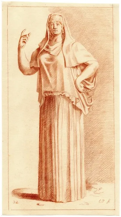 Beeld Van Staande Vrouw 7