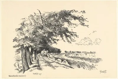 Beemsterdijk Draaioord Hooitijd 1947
