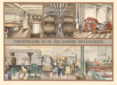 Beer Production At Danish Breweries