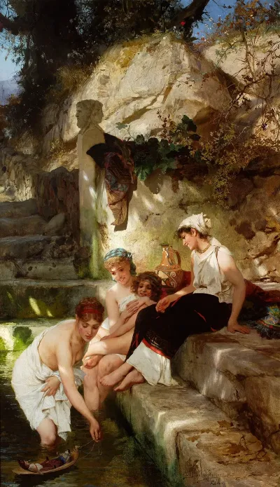 Before A Bath Idyll