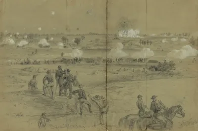 Before Petersburg At Sunrise July 30th 1864