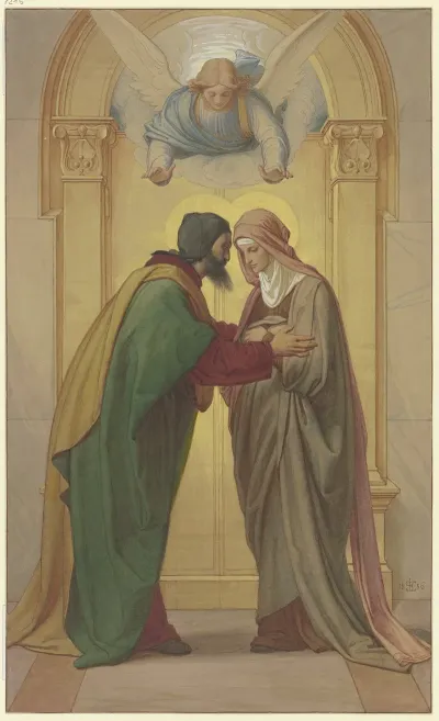 Begegnung Joachims Und Annas An Der Goldenen Pforte 2
