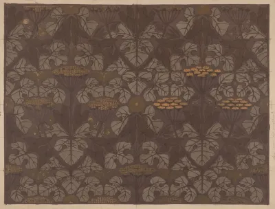 Behangselpapier Met Schermbloemen Vlinders En Libellen