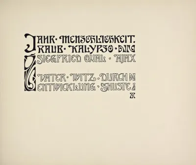 Beispiele Kunstlerischer Schrift Pl 010