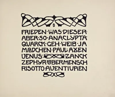 Beispiele Kunstlerischer Schrift Pl 035