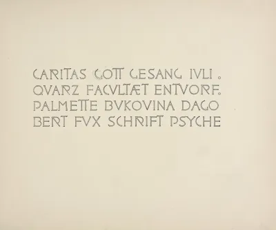 Beispiele Kunstlerischer Schrift Pl 057