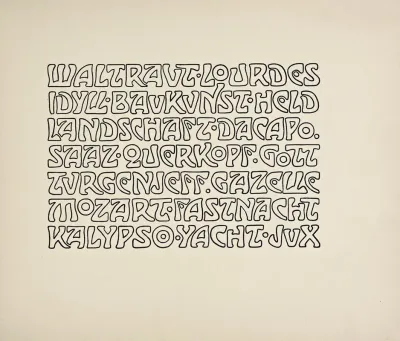 Beispiele Kunstlerischer Schrift Pl 058